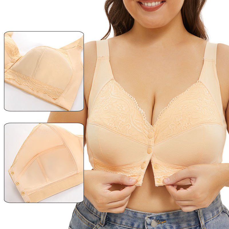 A-G カップ女性プラスサイズのブラジャーフロント閉鎖プッシ - Bralette Triangle Set のレビューと価格