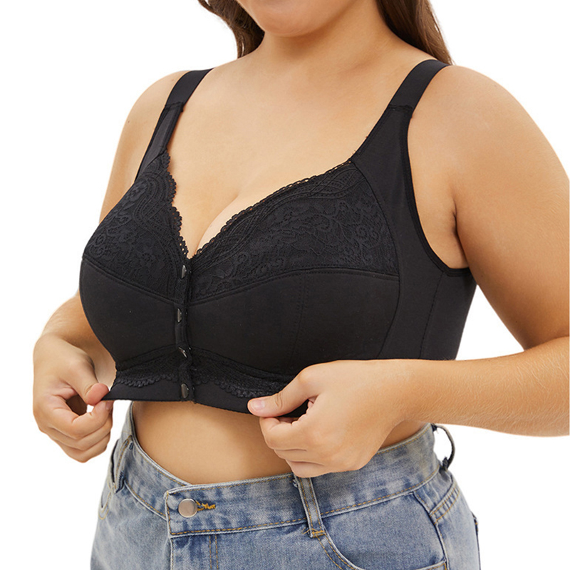 A-G カップ女性プラスサイズのブラジャーフロント閉鎖プッシ - Bralette Triangle Set のレビューと価格