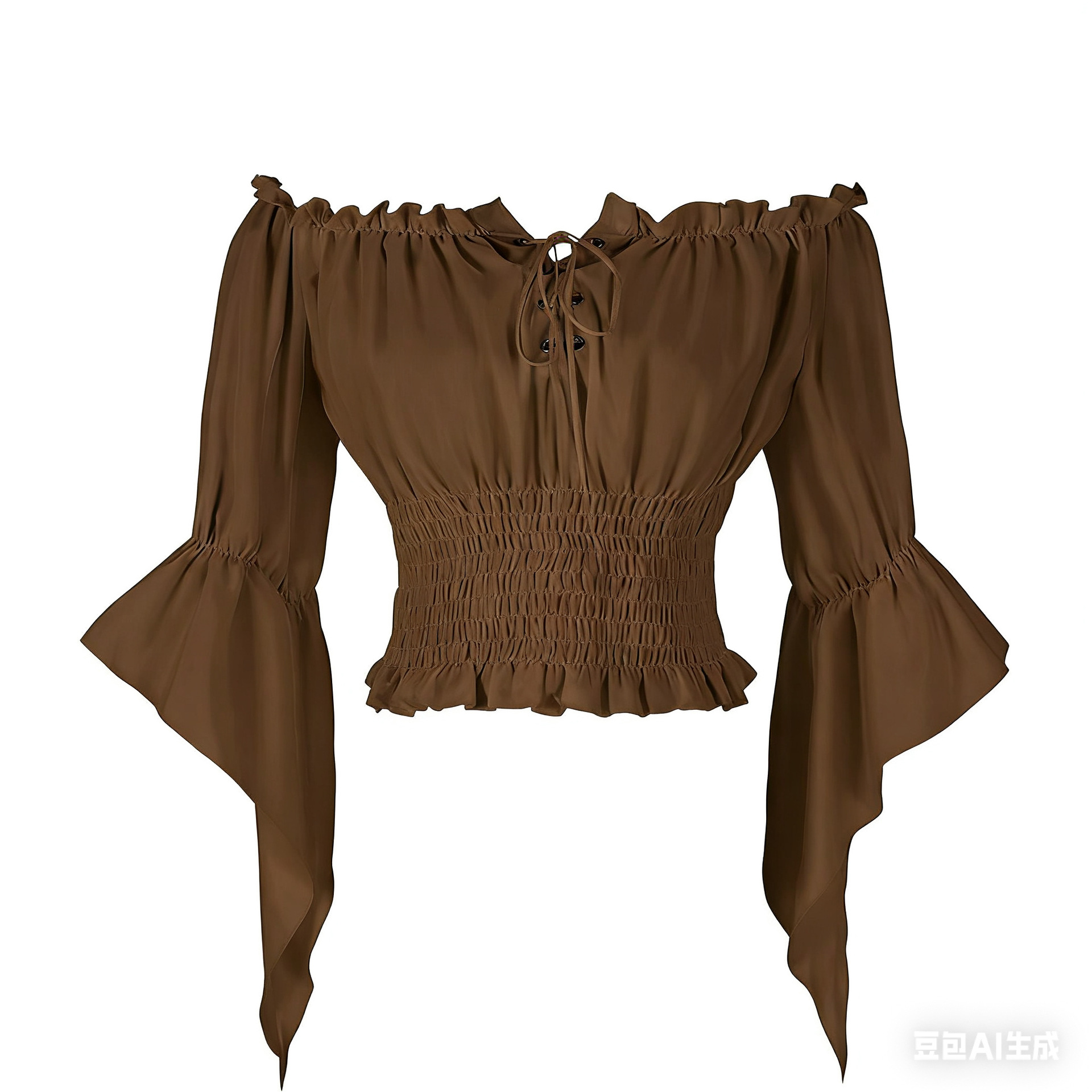 ルネサンス中世貴族風衣装女性ヴィンテージブラウスレトロスチー - Blouse Off Shoulder のレビューと価格