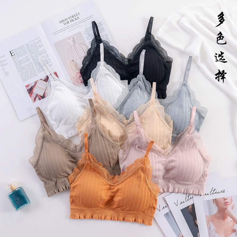 3D セクシーなランジェリーシームレススポーツブラ U タイ - Bralette Triangle Set のレビューと価格
