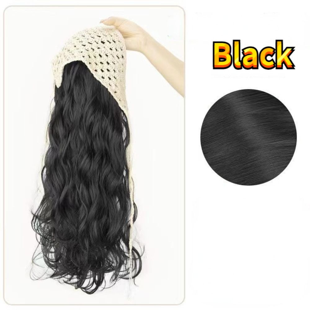 ファッション65CMウィッグ三角ヘッドスカーフ中空ホットセー - Headband Summer Knit のレビューと価格