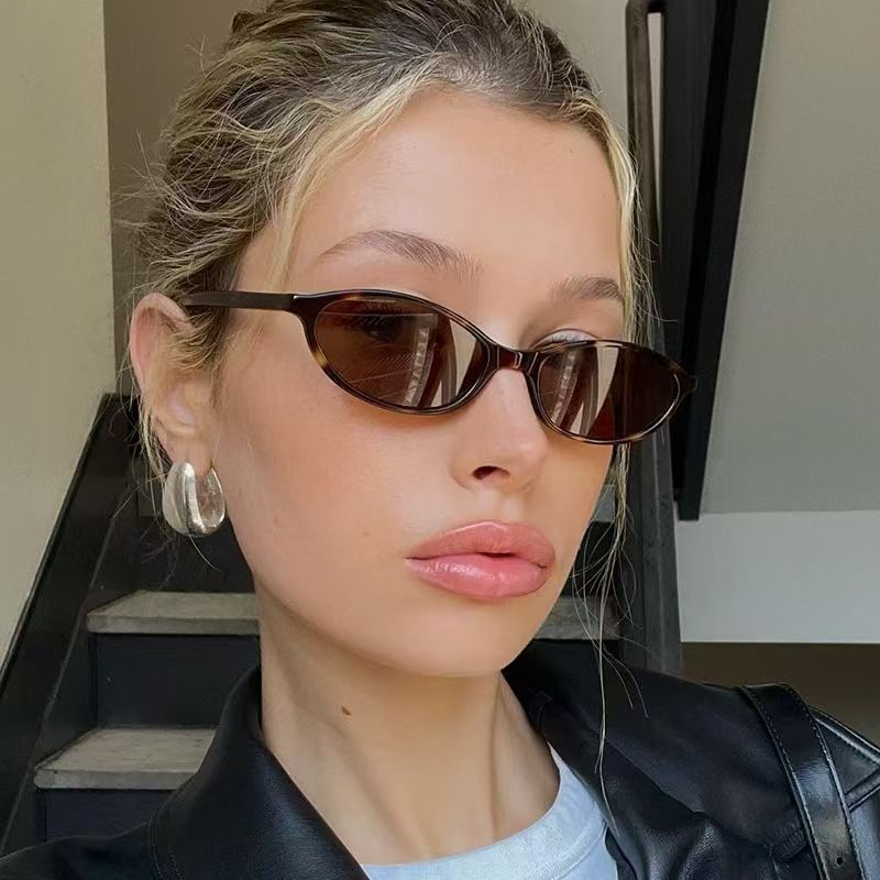 ヴィンテージ小さなキャットアイサングラス新しいヒョウ黒デザイ - Sunglasses Cat Eye のレビューと価格