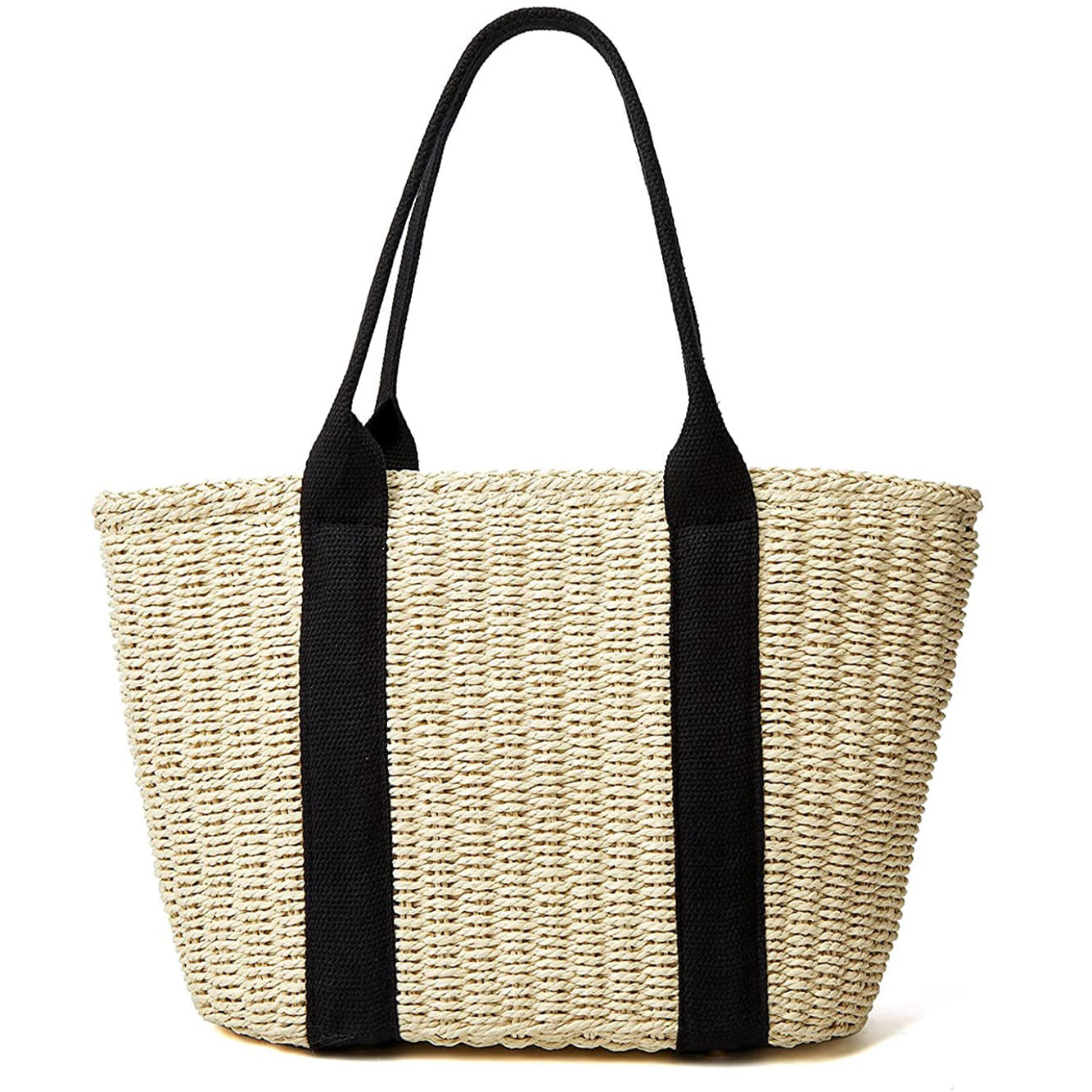 トレンディな女性のための籐のハンドバッグ,高級デザイナーのハ - Crochet Bag Raffia のレビューと価格