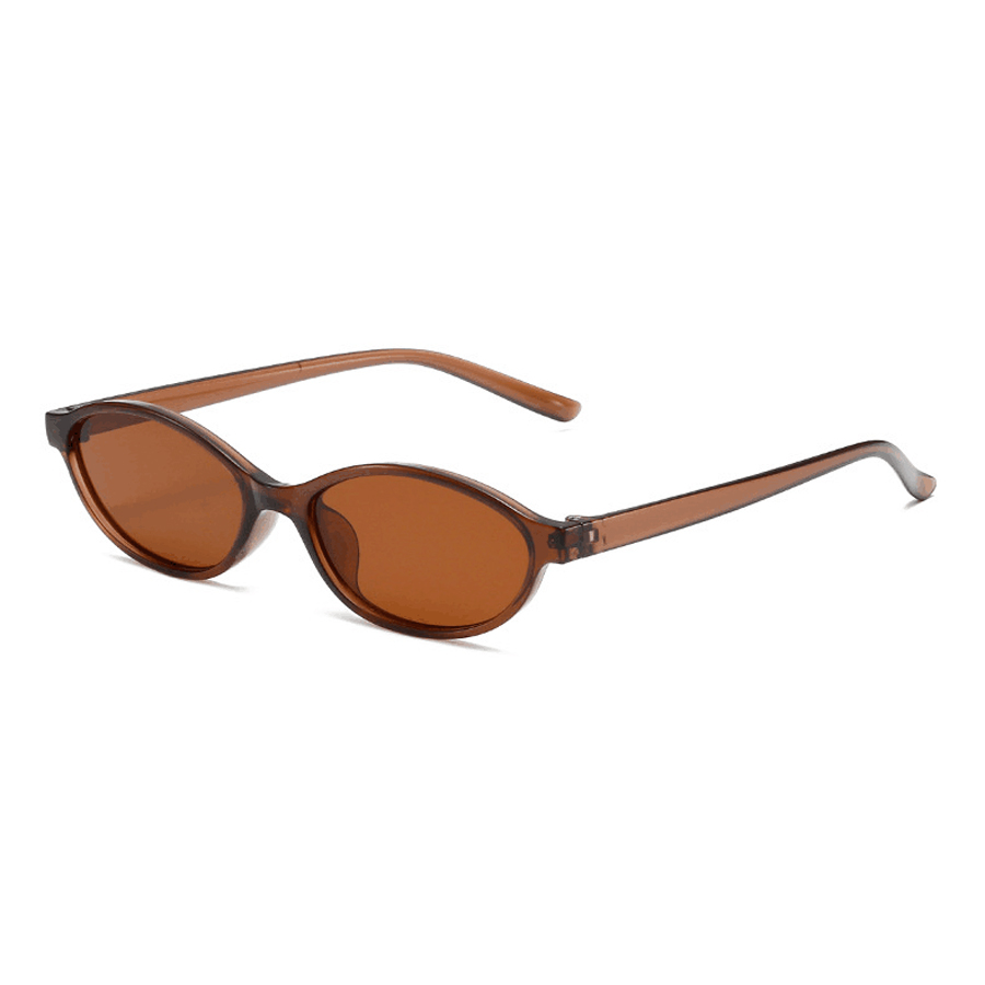 ファッションオーバルシンプルな文学サングラス女性レトロ小さな - Sunglasses Cat Eye のレビューと価格