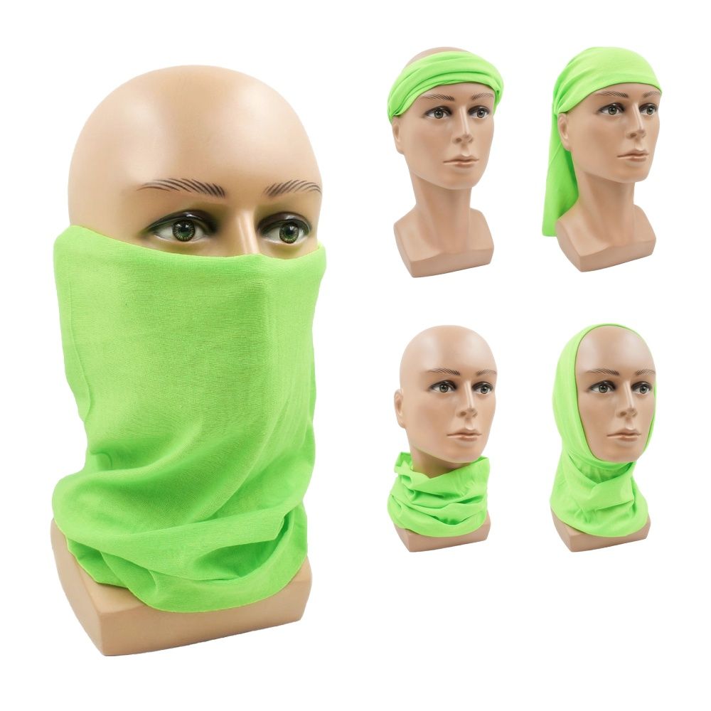 男性と女性のためのネオンカラーのマジックスカーフ,キャンプ, - Headband Summer Knit のレビューと価格
