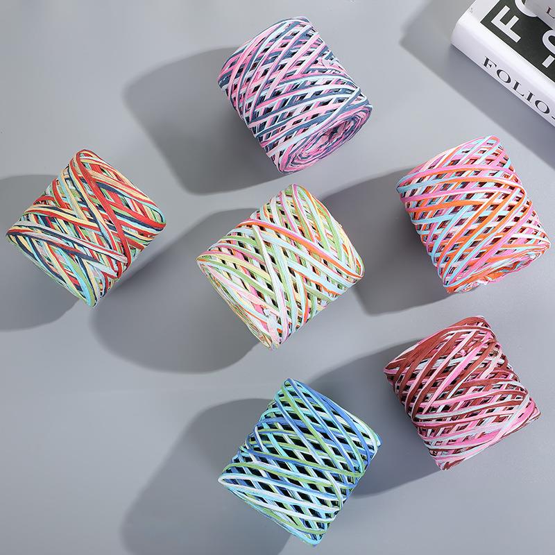 200 メートルラフィア紙ロープわら糸ニットかぎ針編み紙糸  - Crochet Bag Raffia のレビューと価格