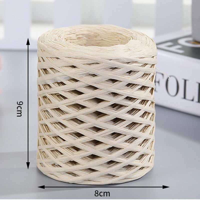 200 メートルラフィア紙ロープわら糸ニットかぎ針編み紙糸  - Crochet Bag Raffia のレビューと価格