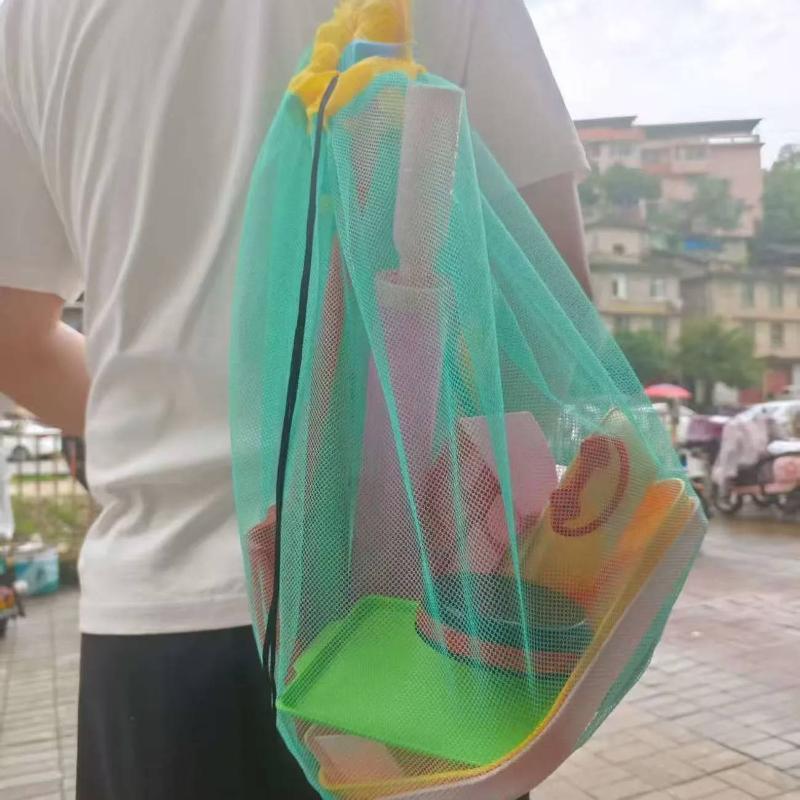 大容量ポータブルメッシュビーチ収納バッグ通気性のある折りたた - Tote Bag Beach のレビューと価格