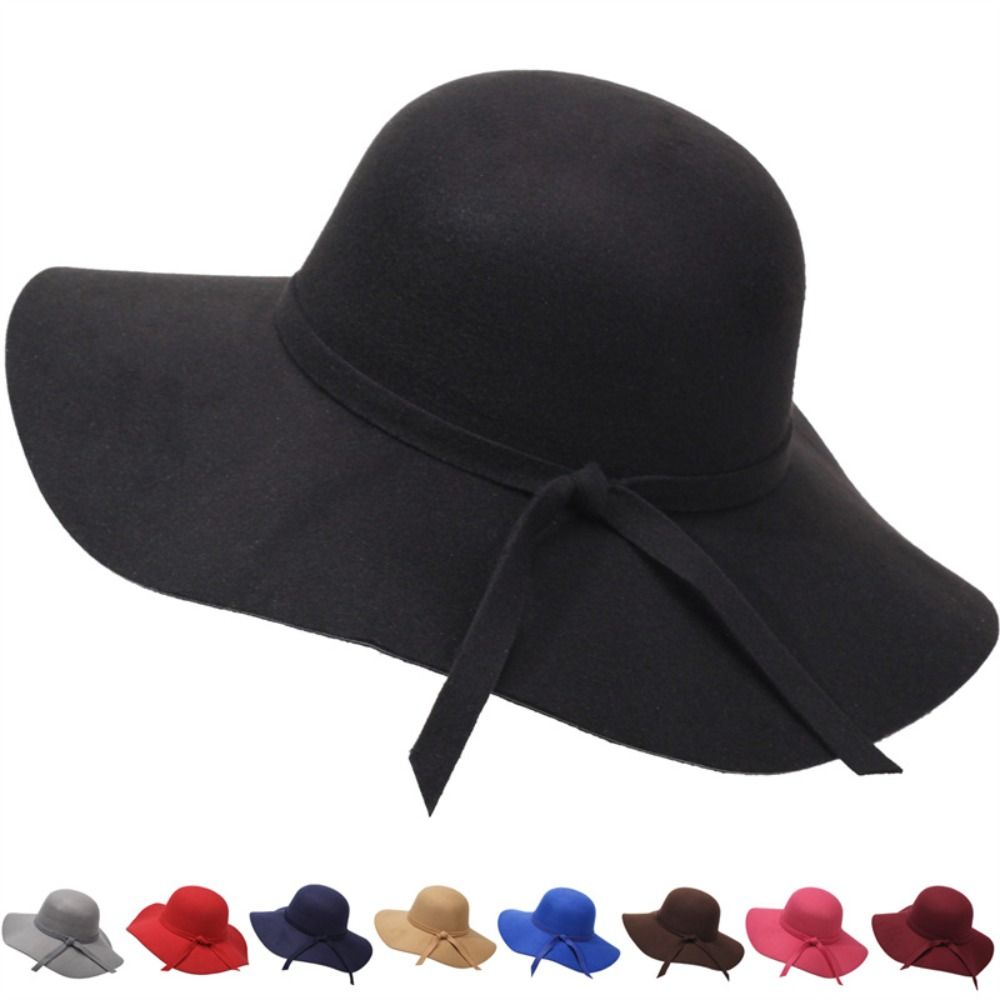 ヴィンテージスタイルのバケットハット、折りたたみ式デザイン、 - Hat Floppy Wide のレビューと価格