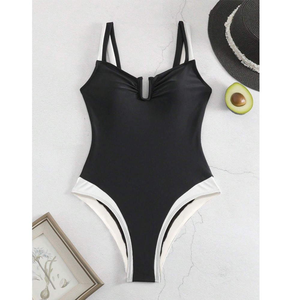 2026 ビキニ 女性用タンキニ ディープ V ネック ビキ - Swimsuit Bikini Ruched のレビューと価格
