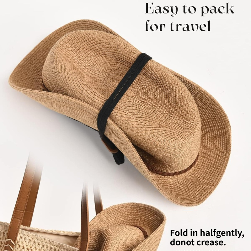 1個入り 夏用麦わらビーチサンハット 女性用 UPF50+  - Hat Floppy Wide のレビューと価格