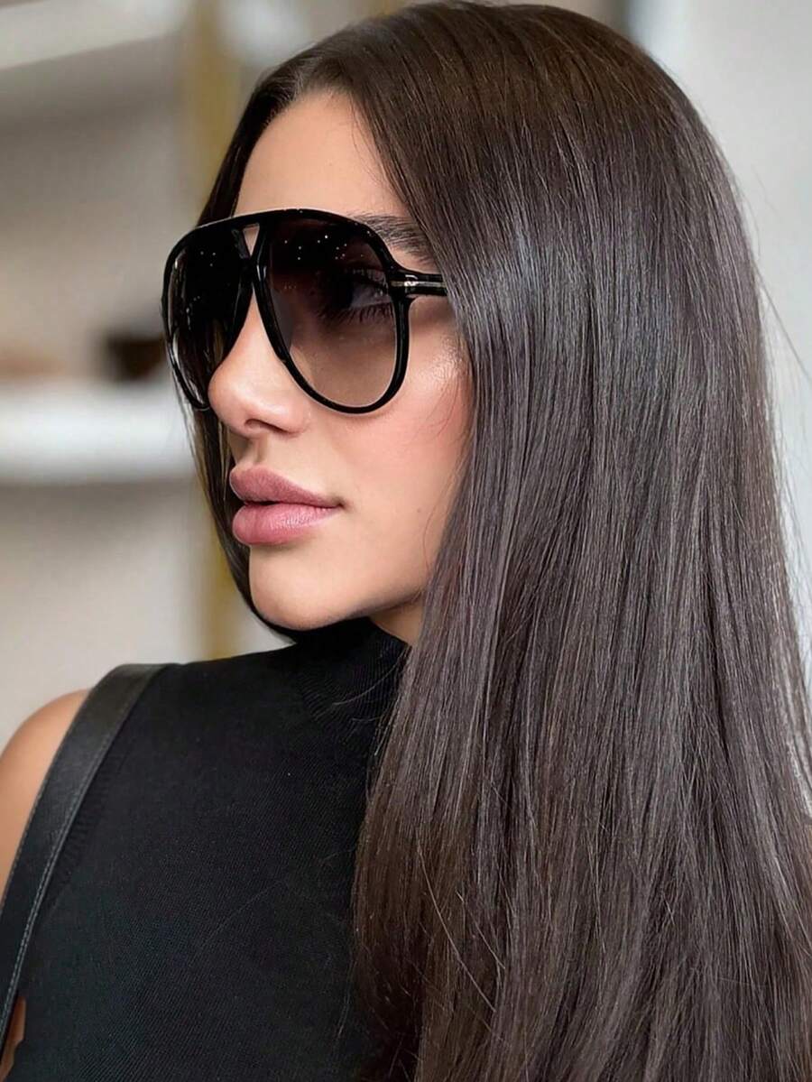 1個入り特大ダブルブリッジフルフレームファッションメガネ、ス - Sunglasses Cat Eye のレビューと価格