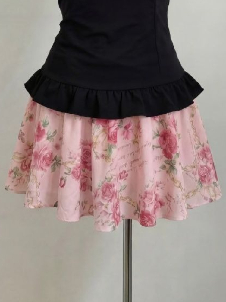 レディース甘い花柄プリントツーピースセット フェアリーボウス - Romper Floral Print のレビューと価格