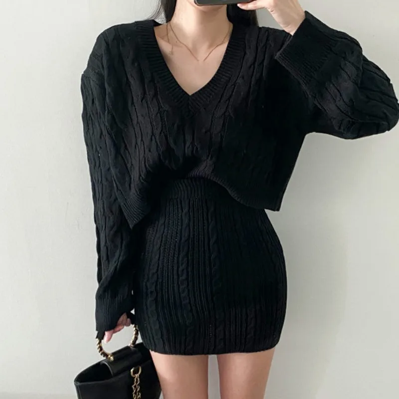 レディース無地韓国風ニットツーピースドレス、Vネックリネン柄 - Linen Dress Wrap のレビューと価格