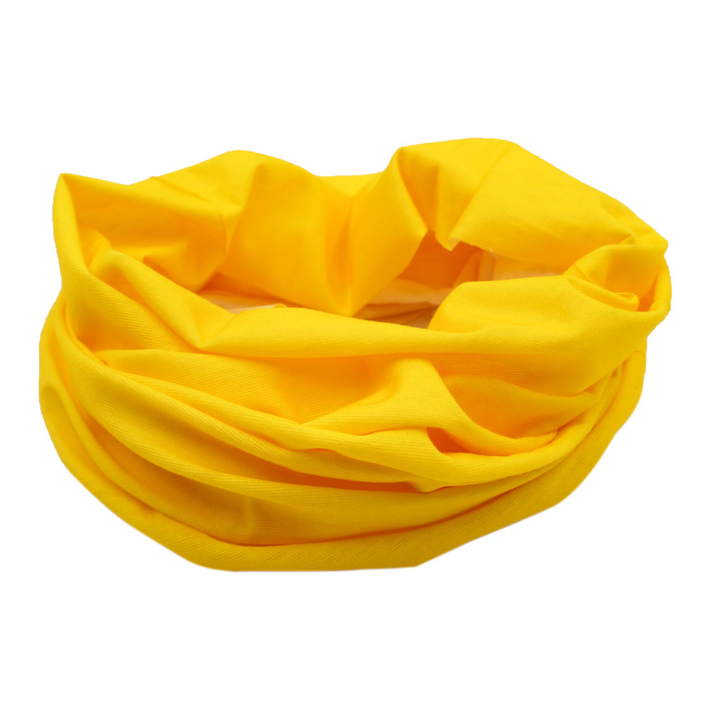 黄色多機能サイクリングネックゲートル日焼け止め通気性屋外バン - Headband Summer Knit のレビューと価格
