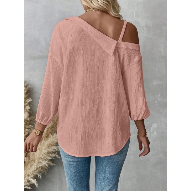 プラスサイズ1XL-5XL女性ブラウストップレディシングルブ - Blouse Off Shoulder のレビューと価格
