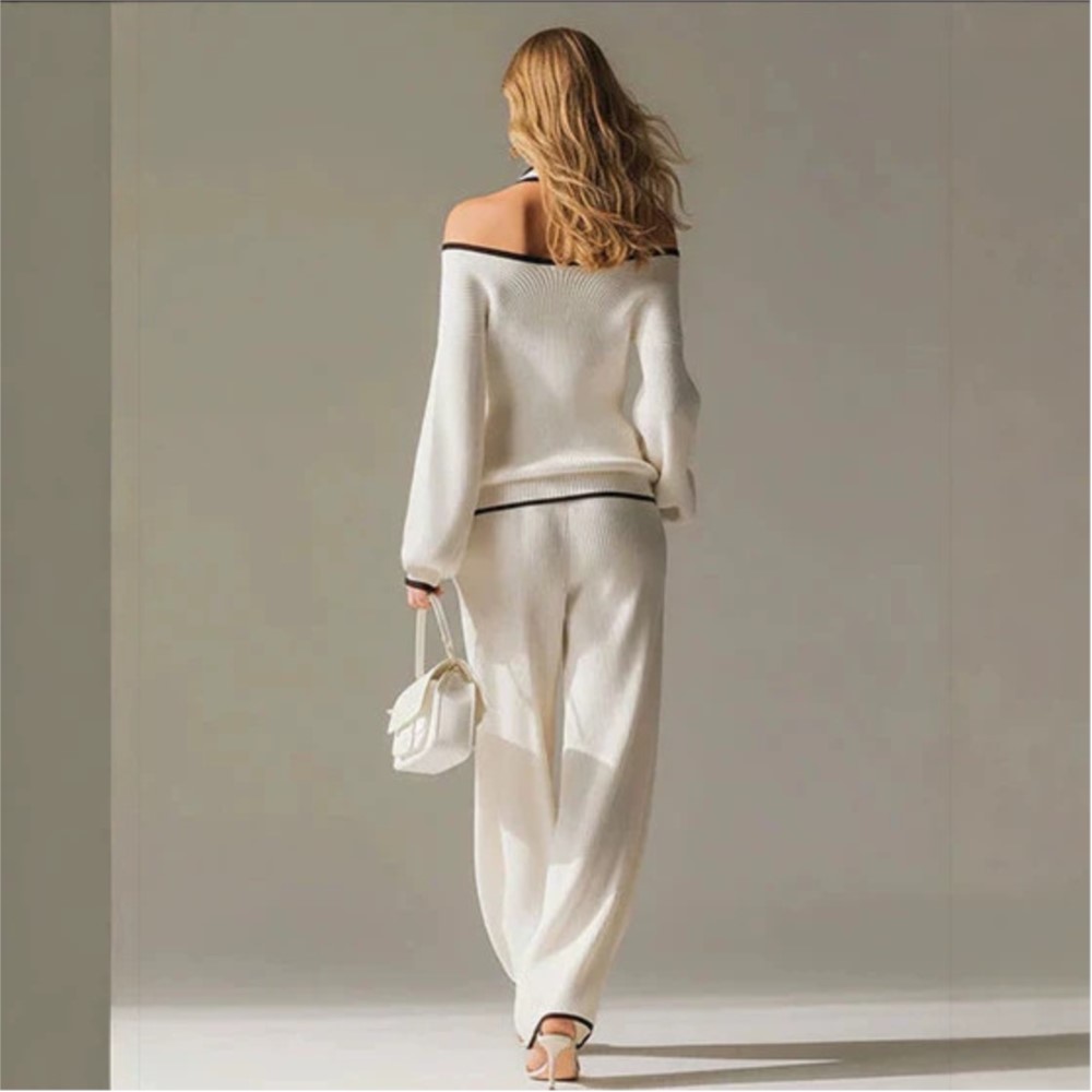 女性のセクシーなオフショルダー長袖 Tシャツズボン 2 点セ - Blouse Off Shoulder のレビューと価格